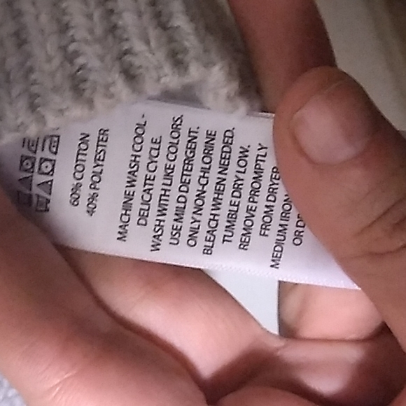 Cupcakes and Cashmere XL Gray Cardigan Oversized Sleeve - Picture 5 of 5